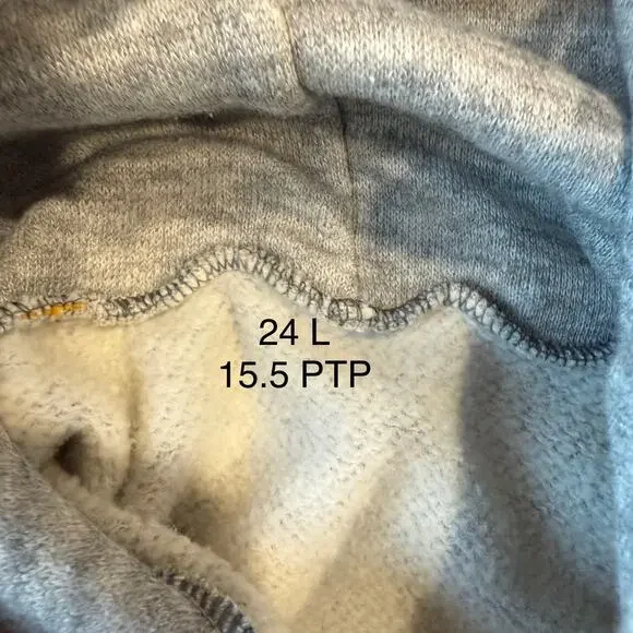 Vintage UC Davis Hoodie S Gray 70s Fleece Pullover California Davis University - Picture 7 of 9